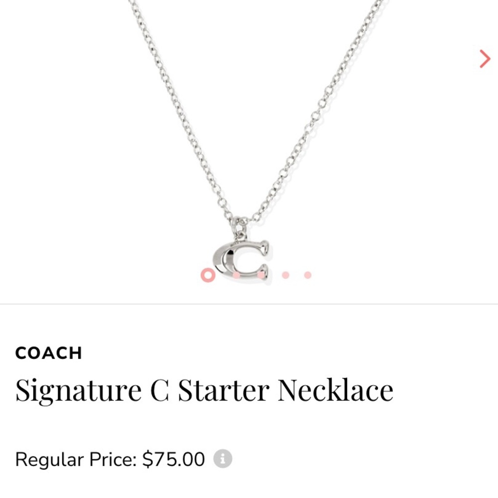 Signature Coach Starter Necklace